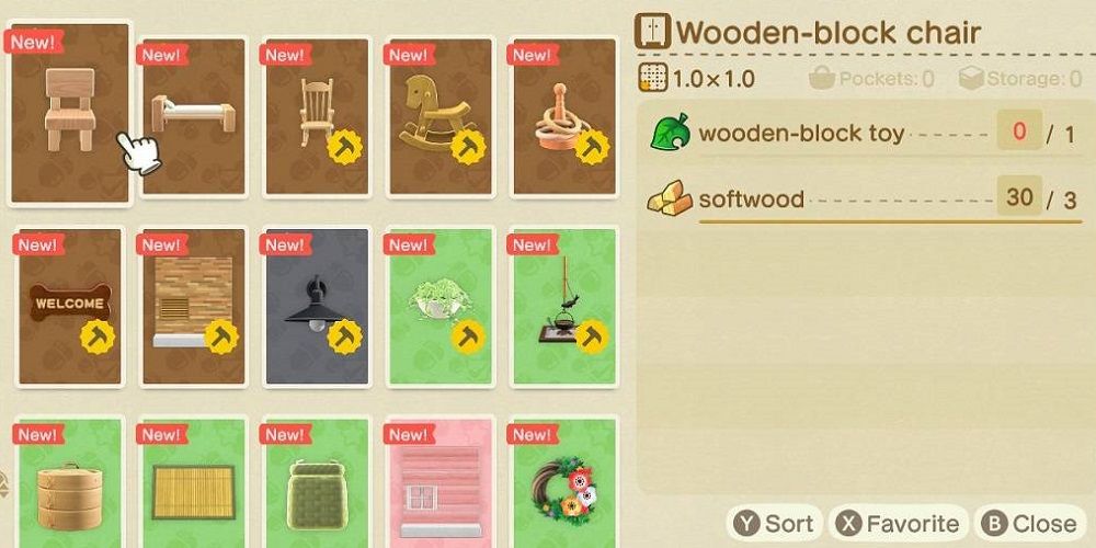 Animal Crossing New Horizons DIY Рецепты