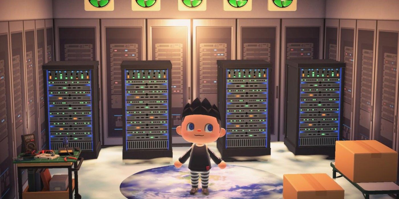 Animal Crossing New Horizons Server room