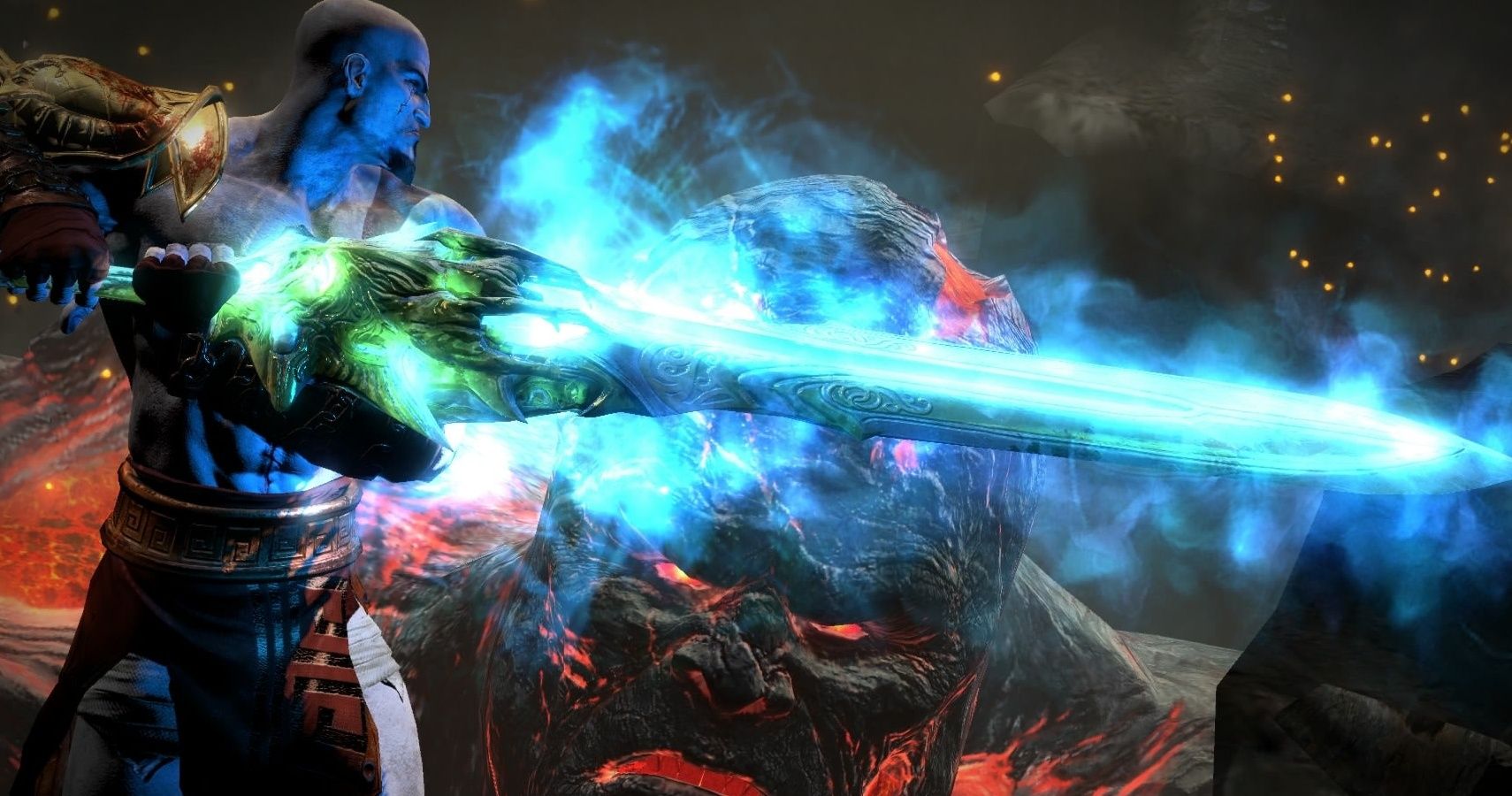 god of war ghost of sparta weapon moves and powers. - video
