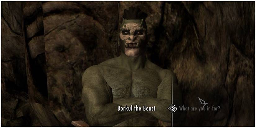 The player talking to Borkul