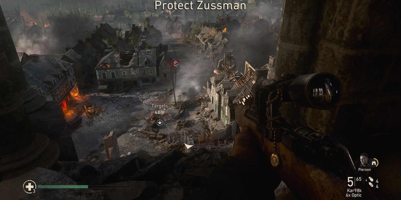 Call-of-duty-WWII-protect-zussman-sniping-segment