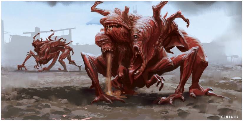 Concept art for Centaurs in Fallout 4