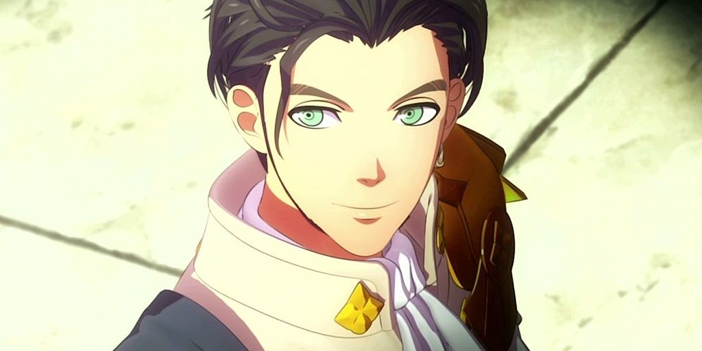 Claude smiling in Fire Emblem: Three Houses