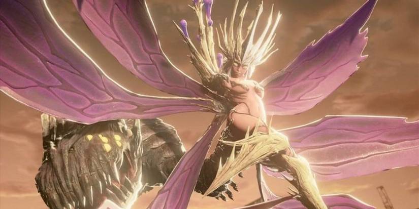 Butterfly of Delirium boss in Code Vein