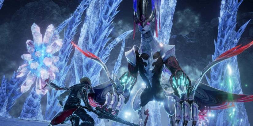 Frozen Empress boss in Code Vein