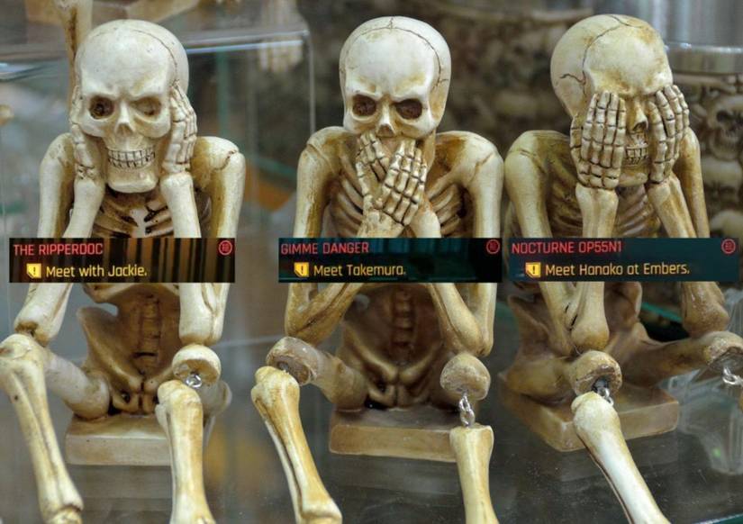 Cyberpunk 2077 waiting for V to arrive meme