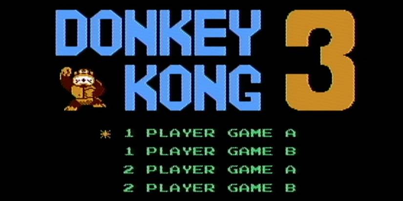 Donkey Kong 3 menu
