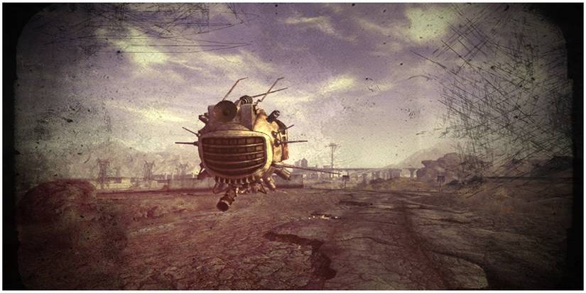 ED-E wandering the wasteland