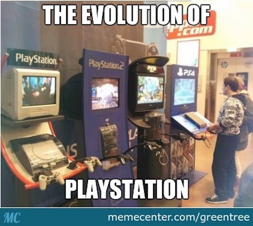Evolution of Playstation meme