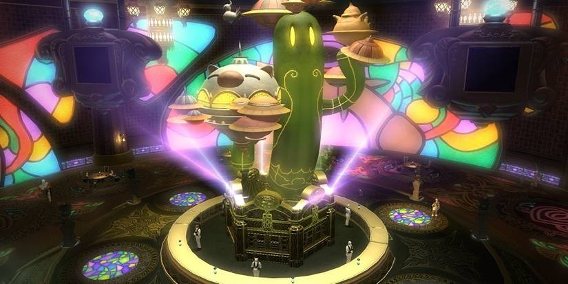 screenshot of the gold saucer in ff14