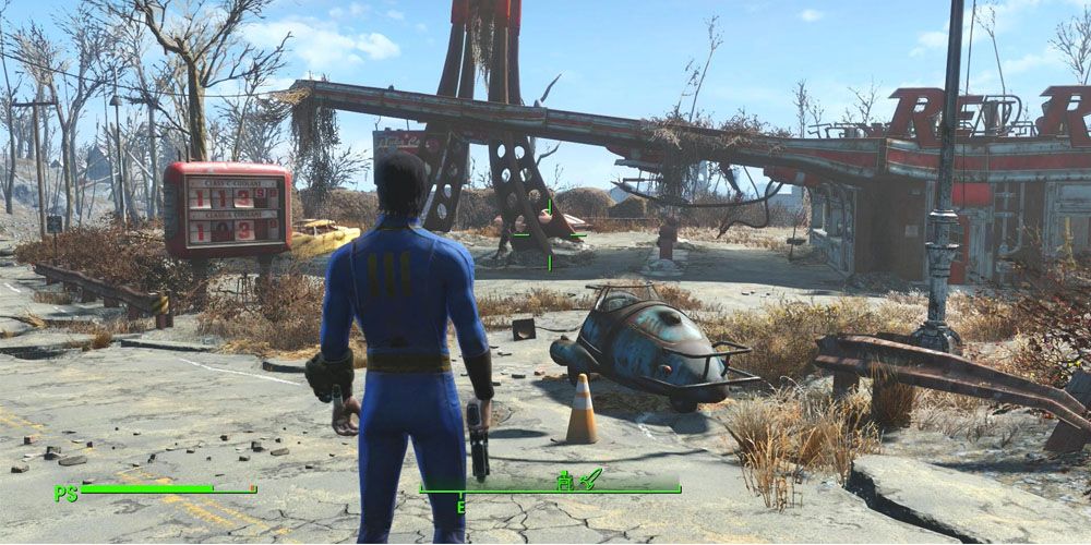 The player character in Fallout 4