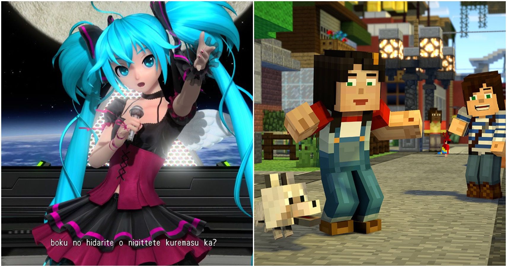 Hatsune Miku and Minecraft: Story Mode