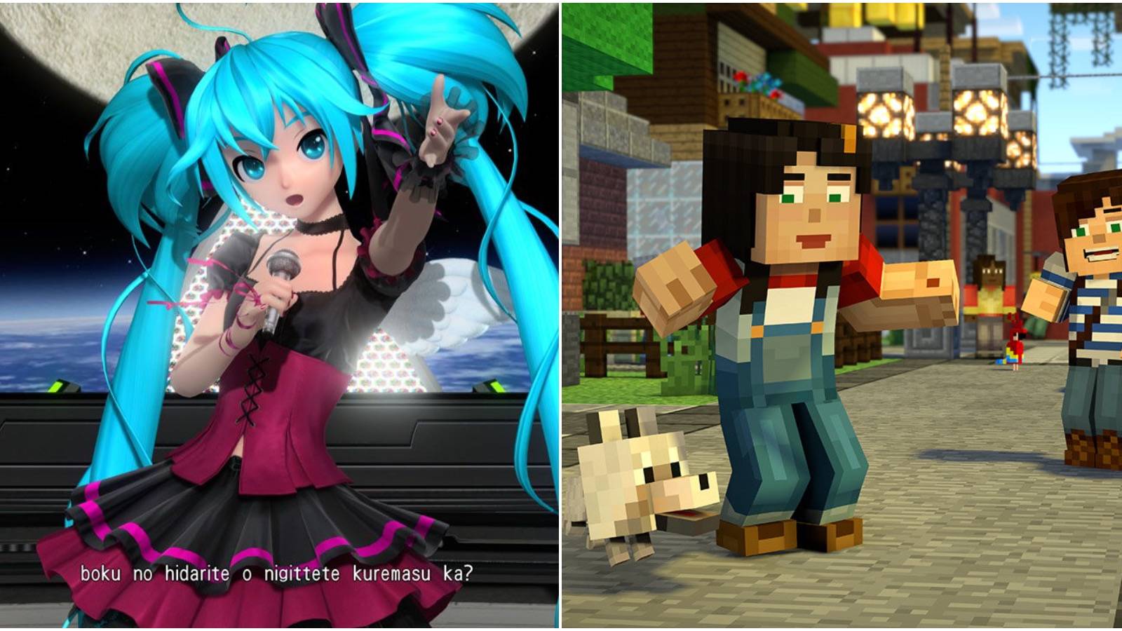 Hatsune Miku and Minecraft: Story Mode