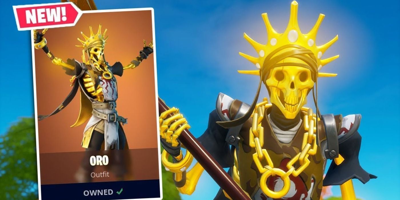 image of Oro skin from Fortnite