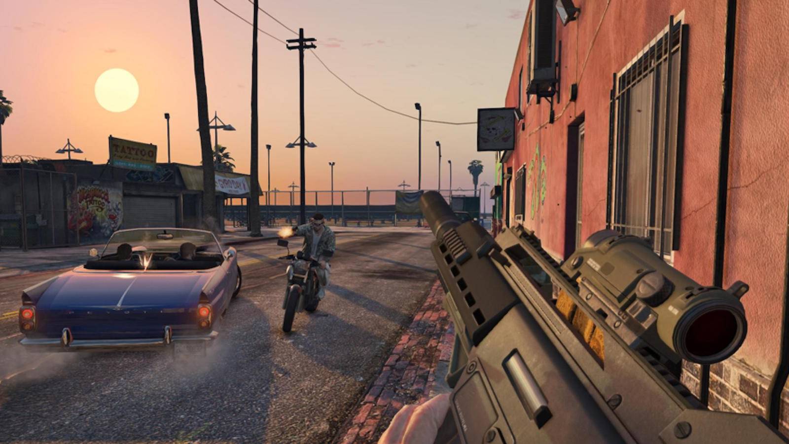 GTA Online first-person aiming