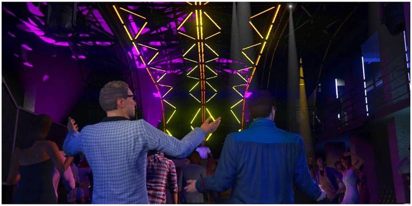 Tony Prince and the player inside a nightclub