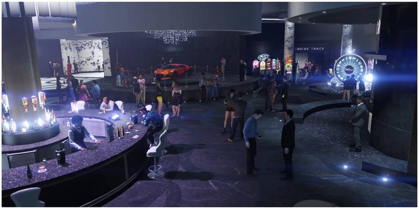 The view inside of the casino