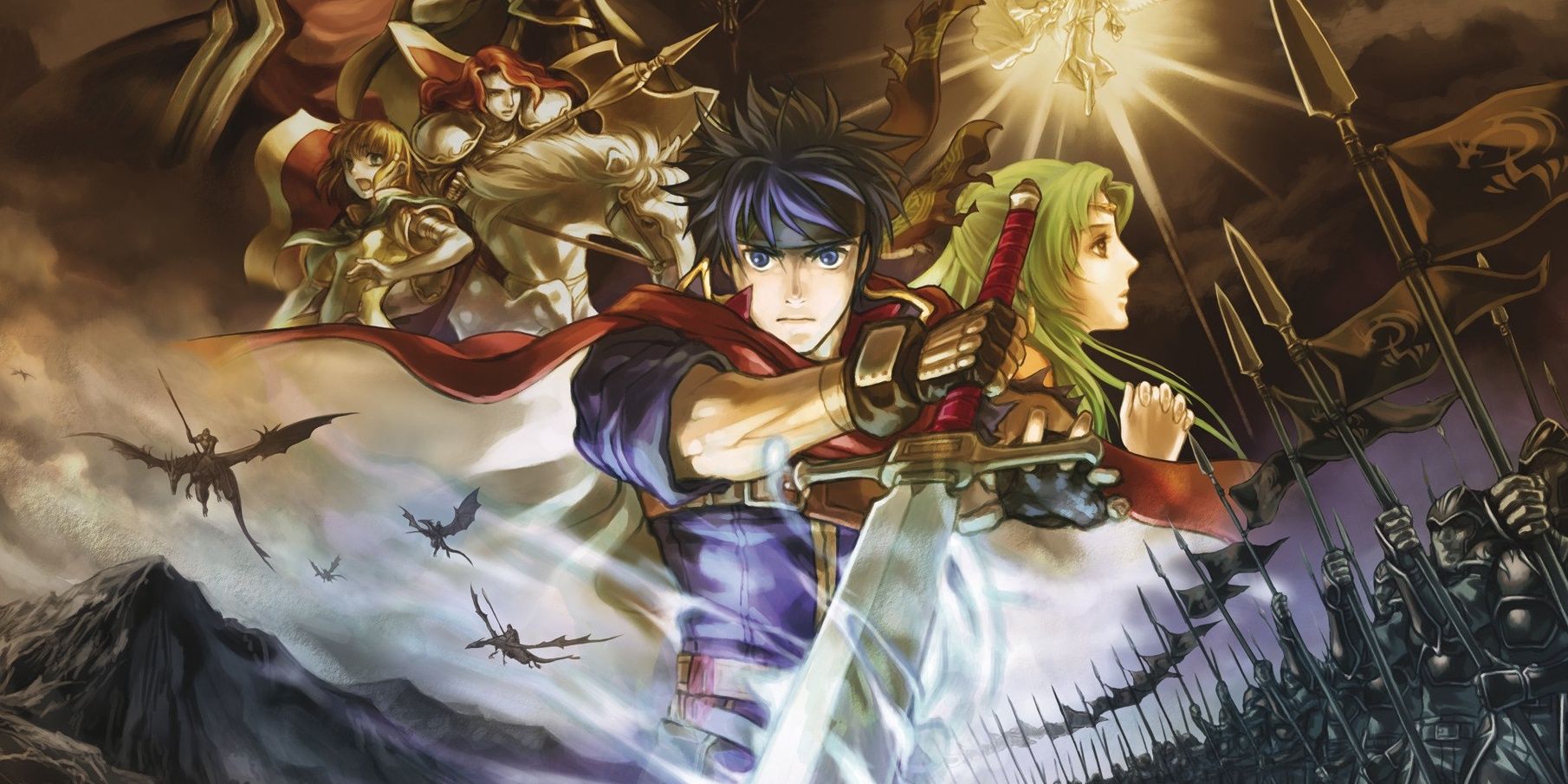 cover art of Fire Emblem: Path of Radiance showing Ike