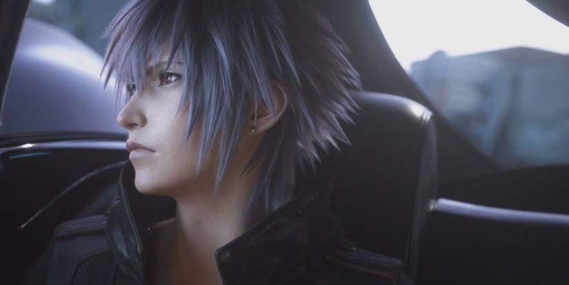 kingdom hearts yozora in a car