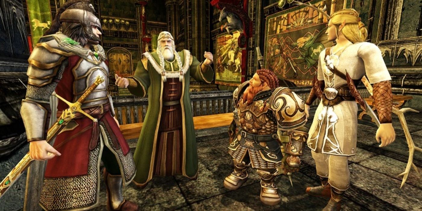 image of characters from The Lord of the Rings Online