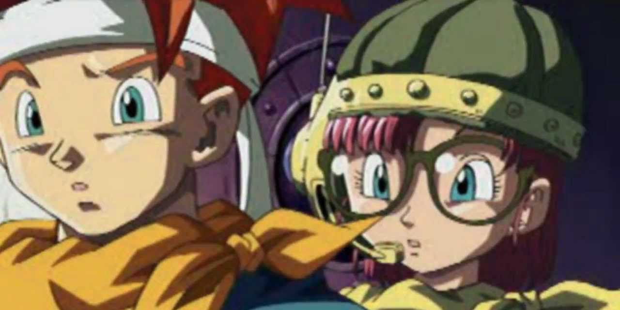 Lucca and Crono from Chrono Trigger