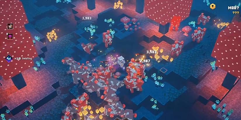 Minecraft Dungeons Cowardice Melee armor anchantment