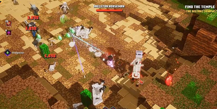 Minecraft Dungeons Snowball armor enchantment usage