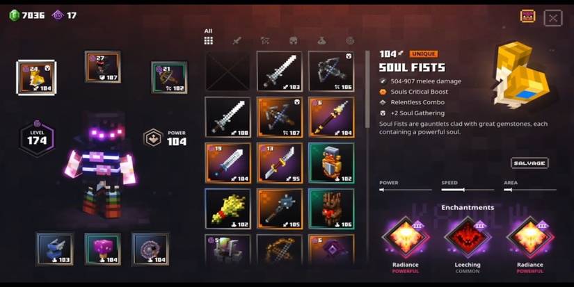 Minecraft Dungeons Soul Fists