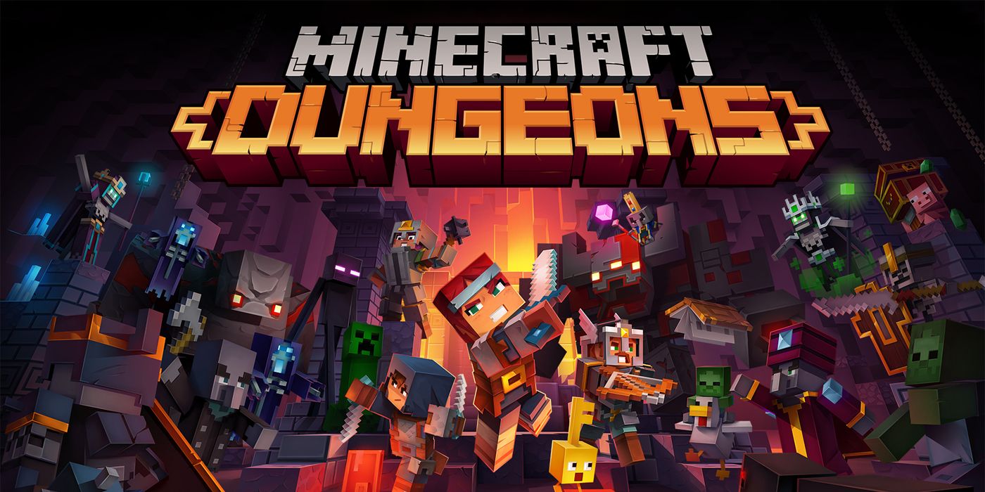 Minecraft Dungeons cover art