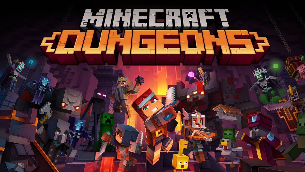 Minecraft Dungeons cover art