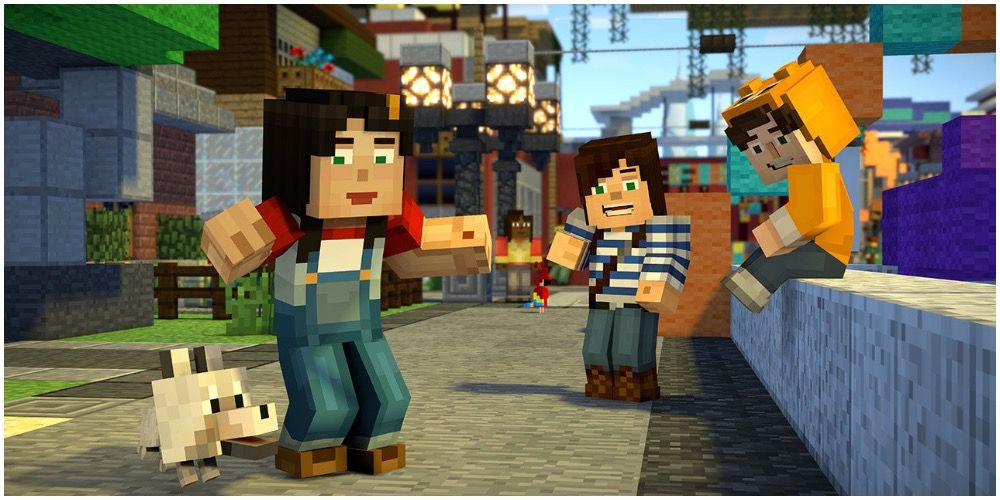 minecraft story mode main characters