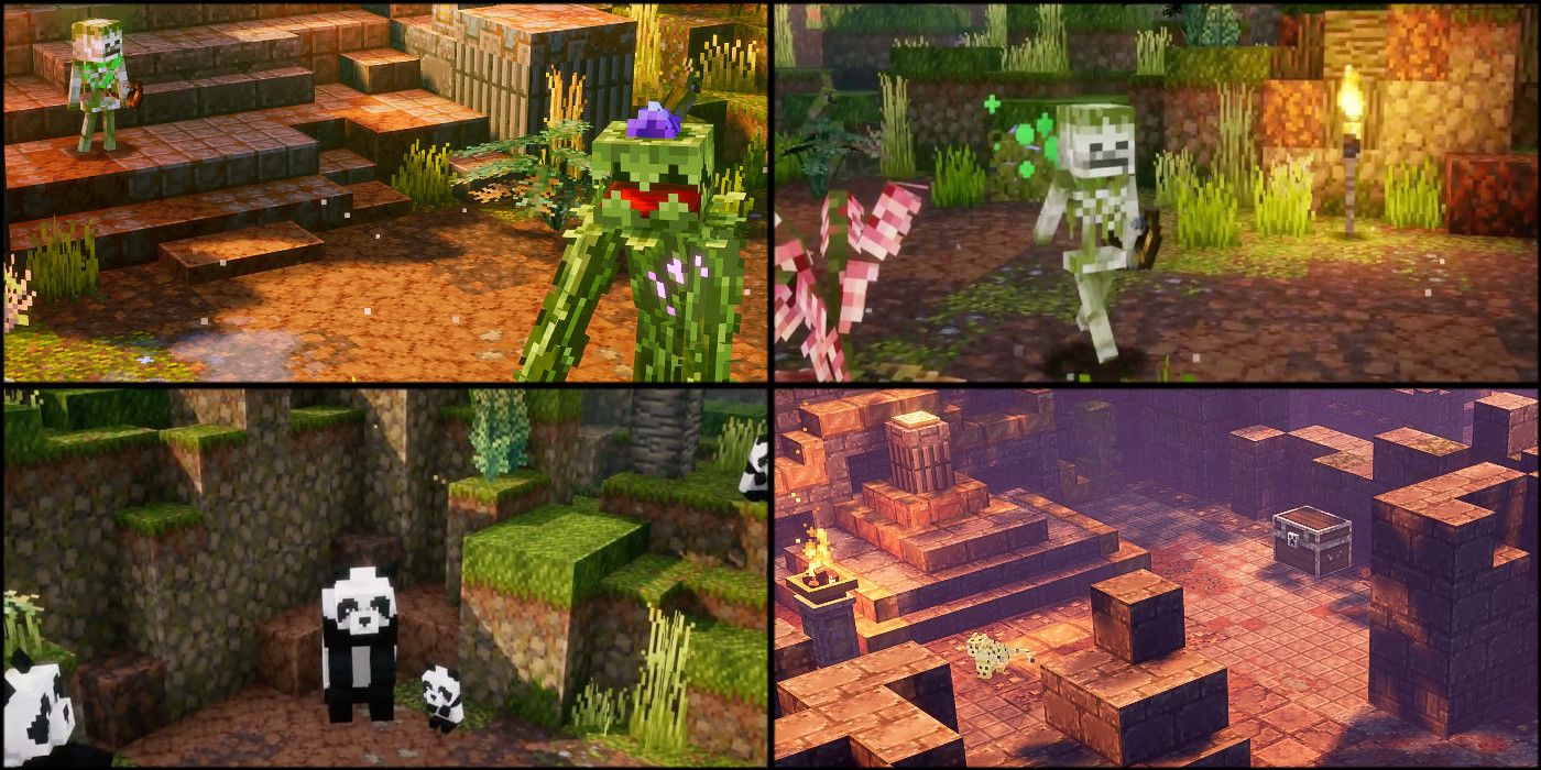 Minecraft Dungeons Jungle DLC screenshots