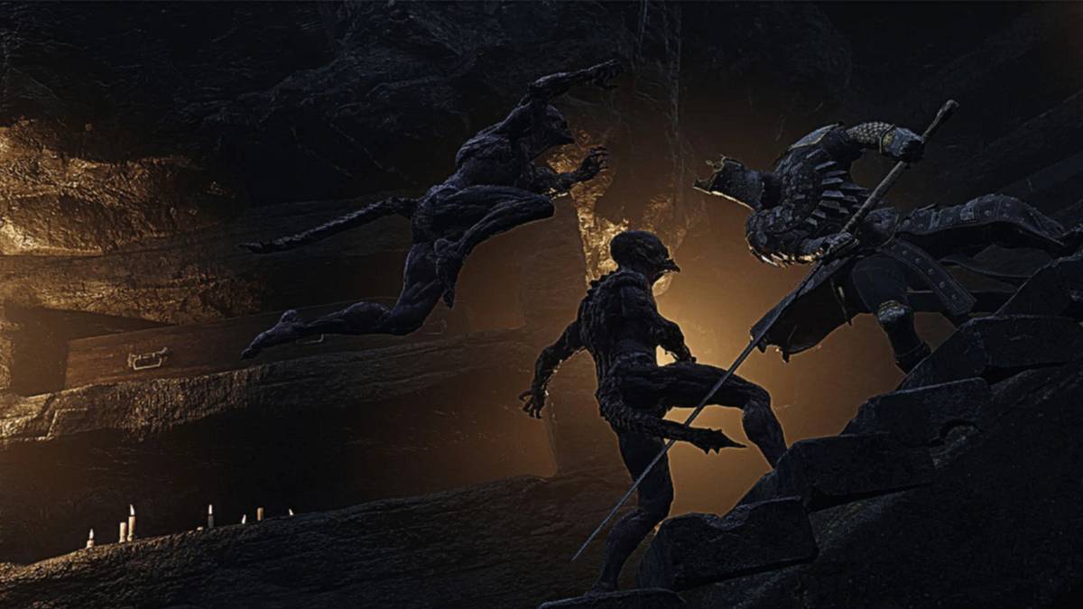 Mortal Shell cave enemies