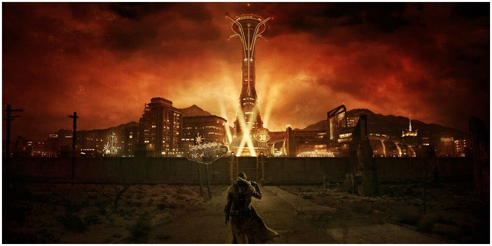 NCR Ranger walking towards New Vegas