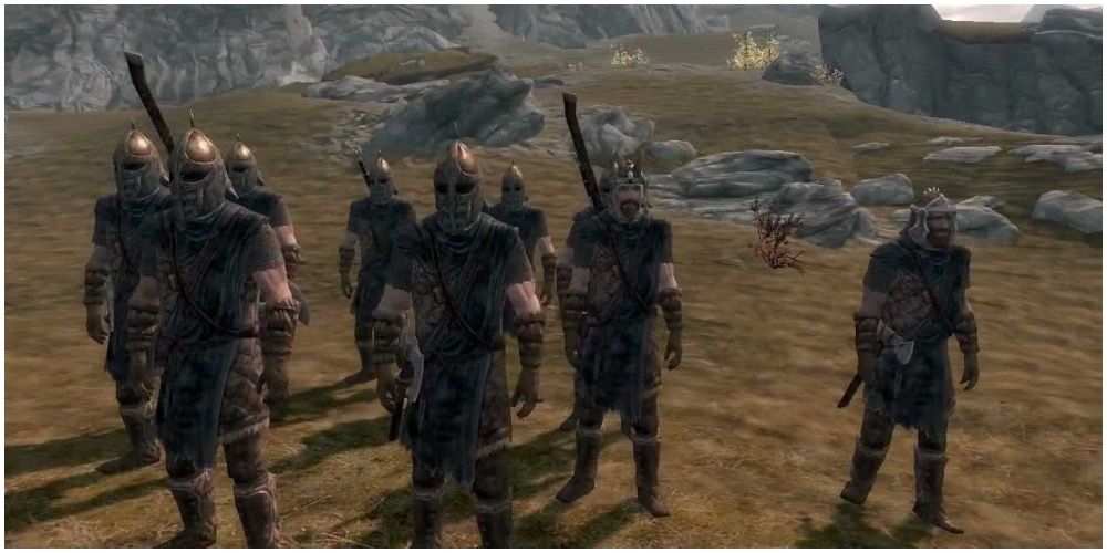 Stormcloak soldiers in Skyrim