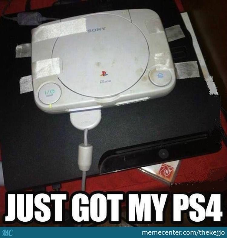 PS3 plue PS1 equals PS4