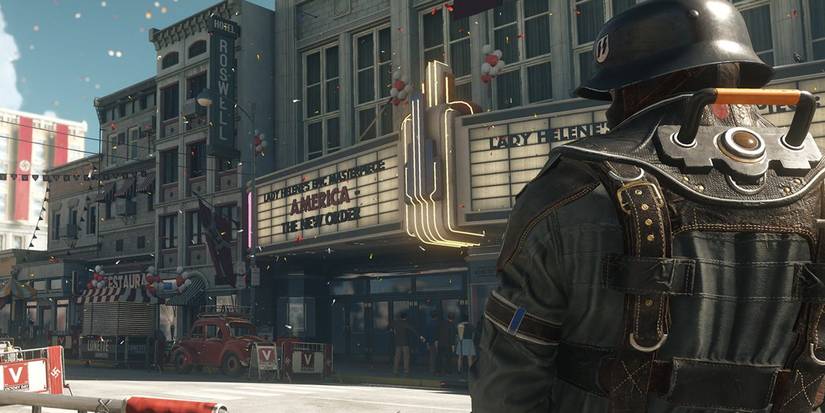 PS4 Wolfenstein II New Colossus Movie Theater