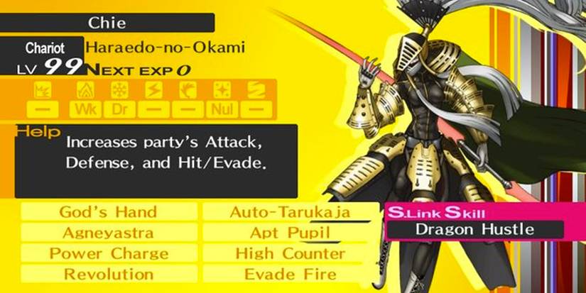 Persona 4 Golden, Ultimate Persona, Chie