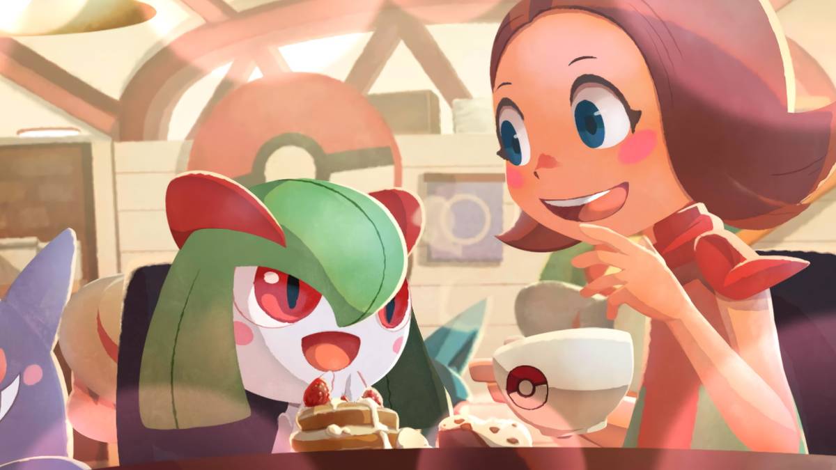 Pokemon Cafe Mix Kirlia Cutscene