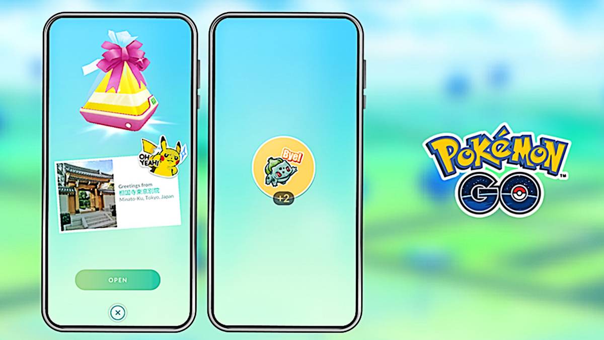 Pokemon Go Gift Stickers