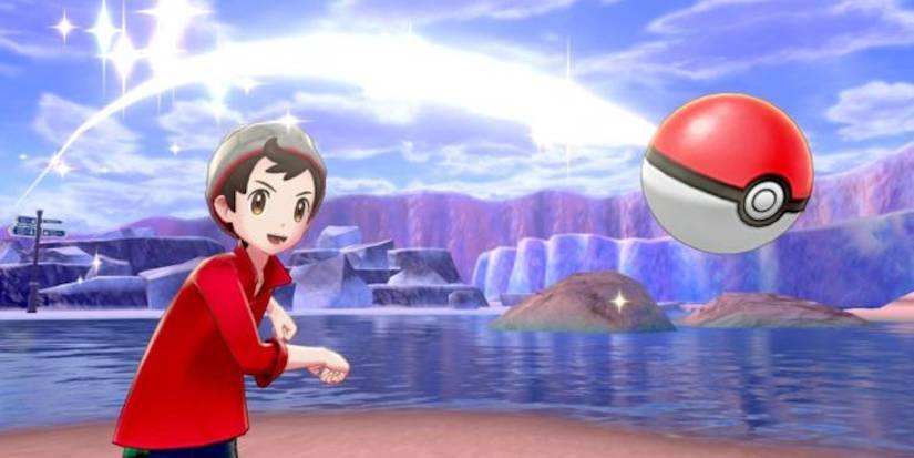 Pokemon Sword Shield Throwing Pokeball