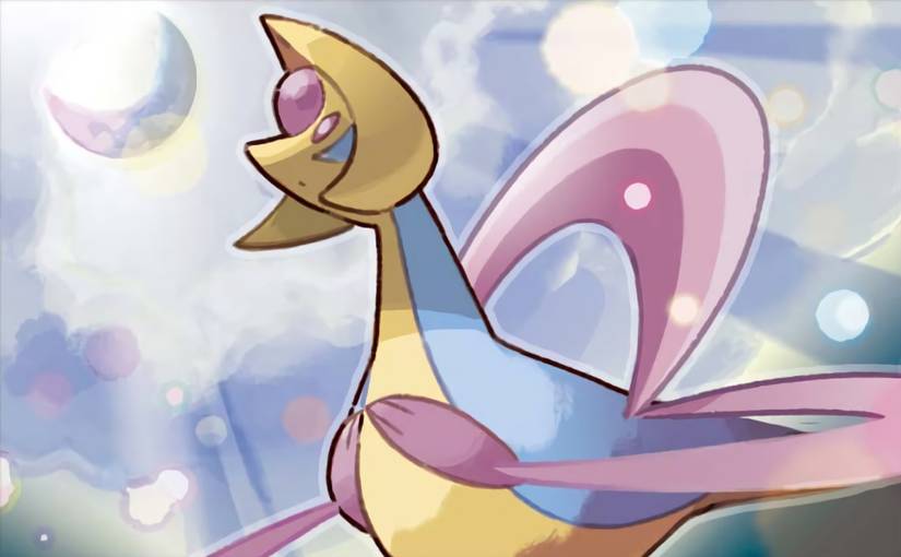 Pokemon Cresselia Official Art