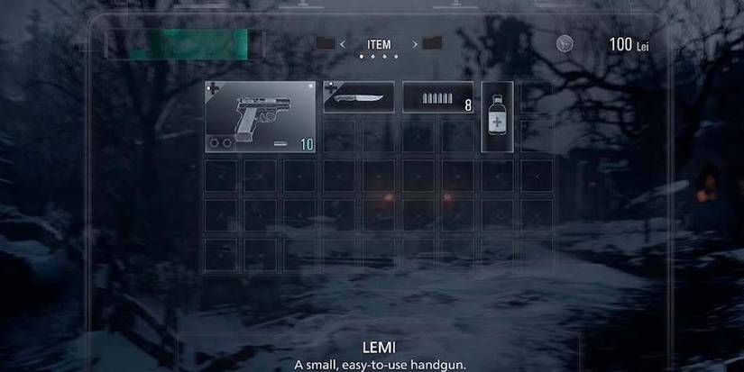 Resident Evil Village inventory