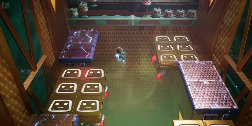 Sackboy platforming segment