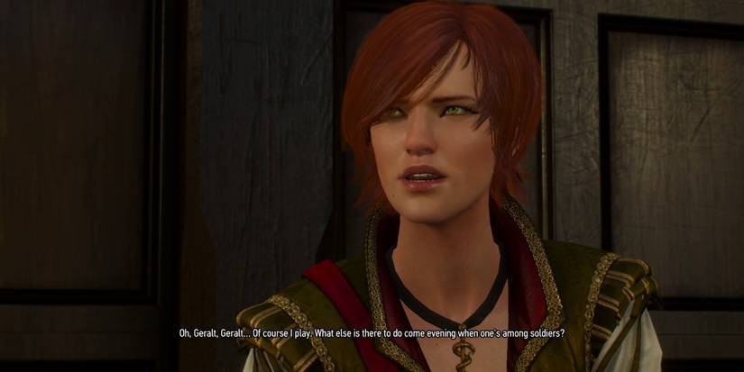 Shani Plays Gwent in the Witcher 3 - Hearts of Stone Expansion
