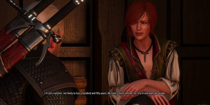 Shani and Geralt in Witcher 3 - Hearts of Stone Expansion