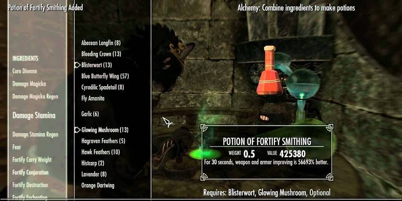 Skyrim Enhance Smithing