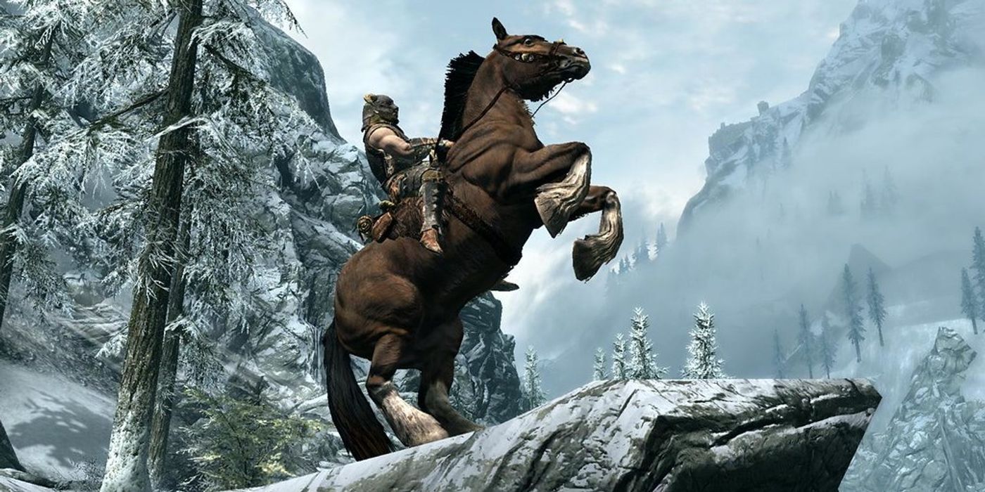 Horse in Skyrim