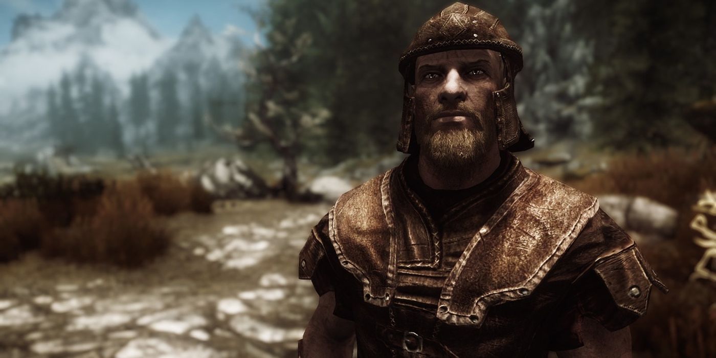 Skyrim male character in Imperial armor