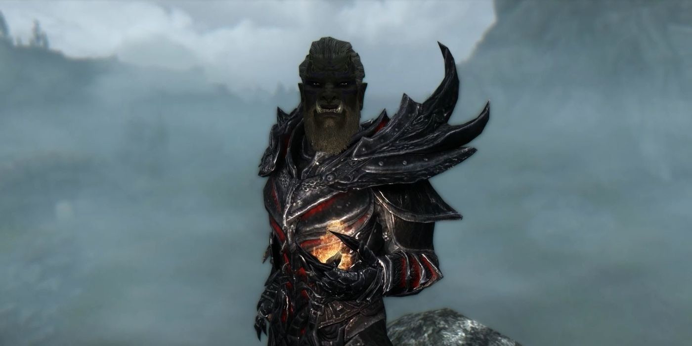An orc in Skyrim